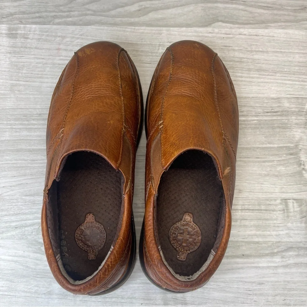 Dr. Martens Trevon Brown Leather Chunky Sole Slip On Shoes Men’s Size 9